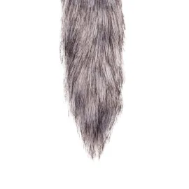 Fetish Fox Tail anální kolík s ocasem šedo-stříbrný