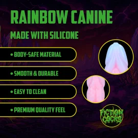 Rainbow Canine dildo - růžová