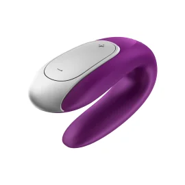 Satisfyer Double fun Párový vibrátor fialový