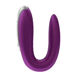 Satisfyer Double fun Párový vibrátor fialový