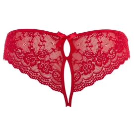 Cottelli Lingerie Krajkové kalhotky červené