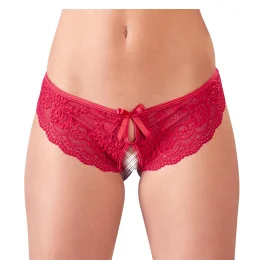 Cottelli Lingerie Krajkové kalhotky červené