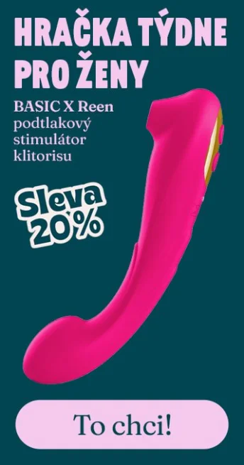 Akce týdne pro ženy - oboustranný stimulátor klitorisu BASIC X Reen s 20% slevou