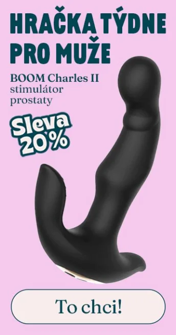 Akce týdne pro muže - stimulátor prostaty BOOM Charles s 20% slevou