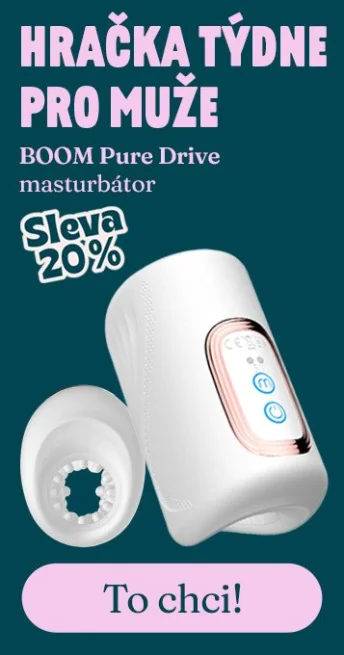 Akce týdne pro muže - masturbátor BOOM Pure Drive s 20% slevou
