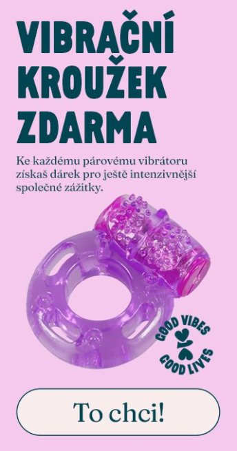 Získejte erekční kroužek jako dárek k párovým vibrátorům