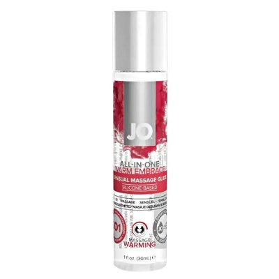 JO All-in-one Masážní gel hřejivý 30 ml