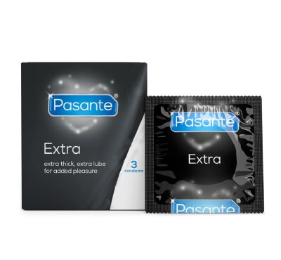 Pasante zesílené kondomy Extra 3 ks