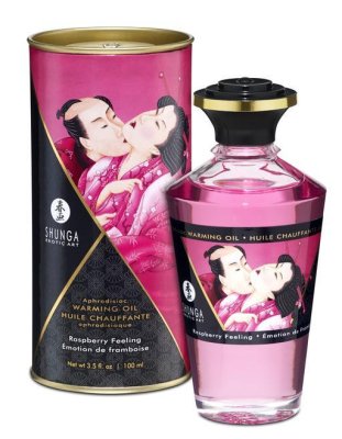 Shunga Aphrodisiac Warming Oil Raspberry Feeling 100ml