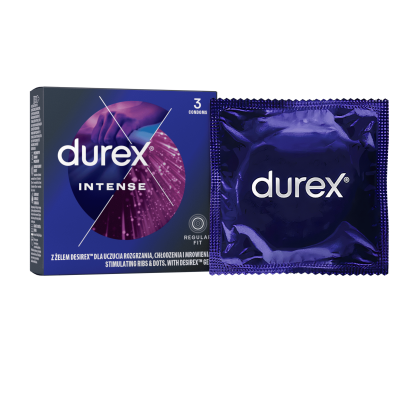 Durex Intense kondomy 3 ks