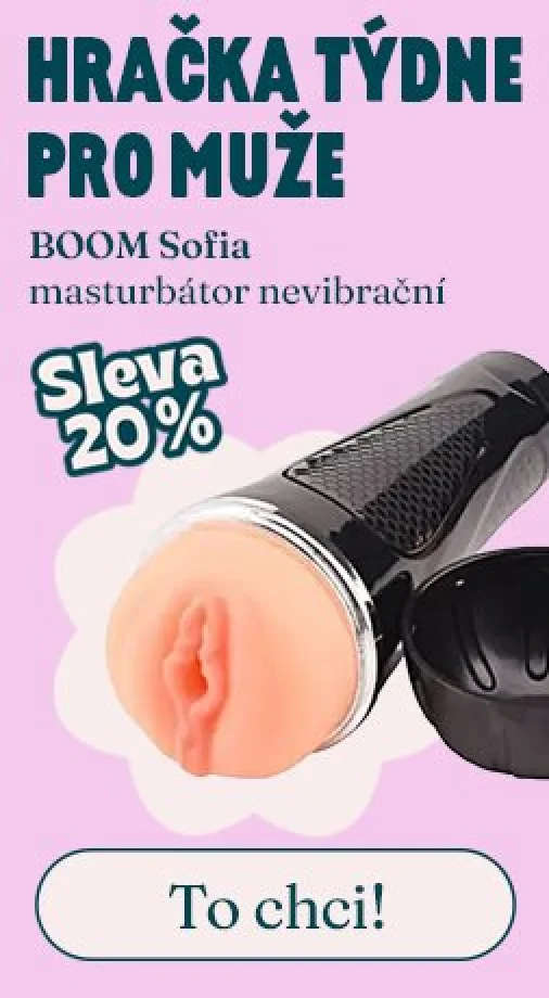 Akce týdne pro muže - masturbátor BOOM Sofia s 20% slevou