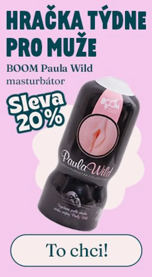 Akce týdne pro muže - masturbátor BOOM Paula Wild s 20% slevou