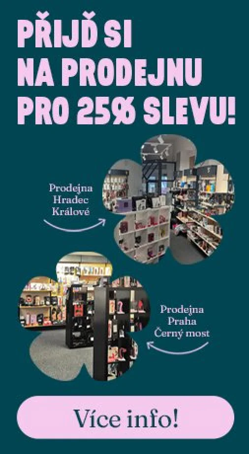 Získejte slevu 25 % na našich prodejnách!