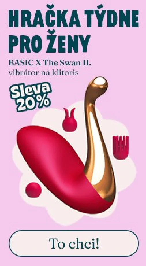 Akce týdne pro ženy - vibrátor na klitoris BASIC X The Swan s 20% slevou
