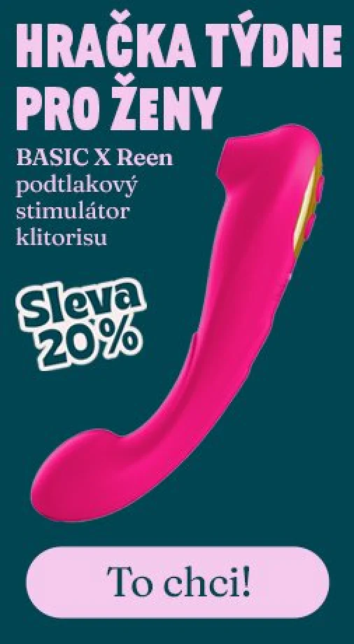 Akce týdne pro ženy - oboustranný stimulátor klitorisu BASIC X Reen s 20% slevou