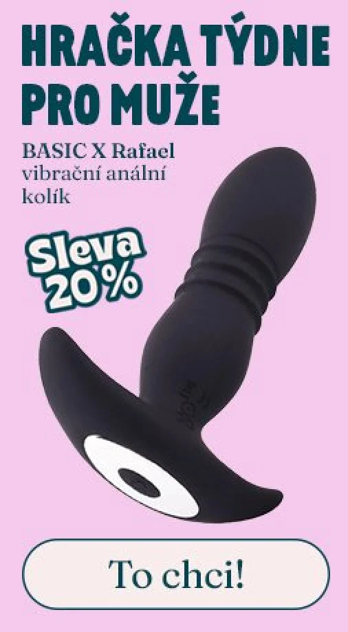 Akce týdne pro muže - stimulátor prostaty BASIC X Rafael s 20% slevou