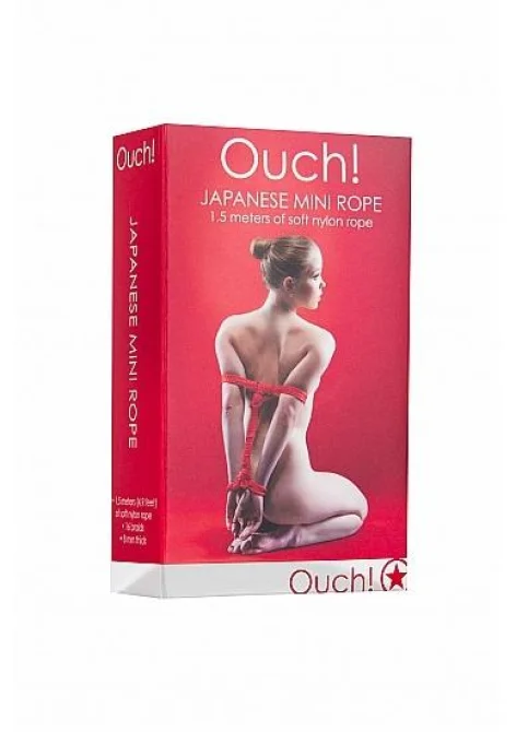 Japanese Bondage lano 1,5 m - červené