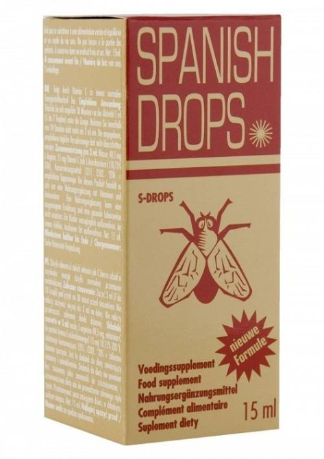 Španělské mušky Gold 15 ml - doplněk stravy