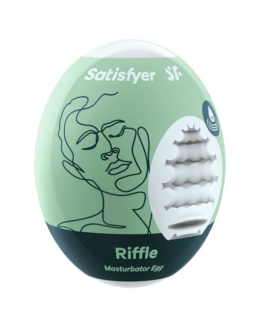 Satisfyer Masturbátor Egg Single riffle