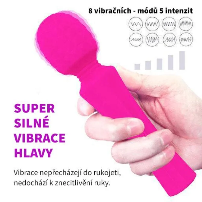 BASIC X Connie masážní hlavice fialová