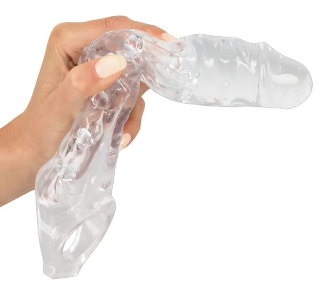 Crystal Skin Prodlužující návlek na penis XXL