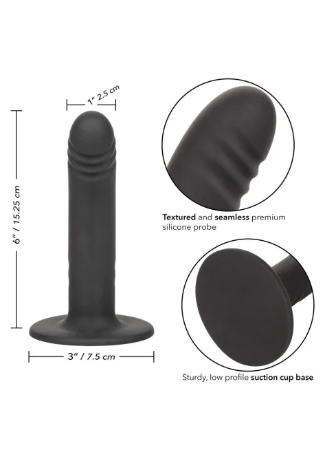 Ce-Bound dildo 15,25 cm s vroubky