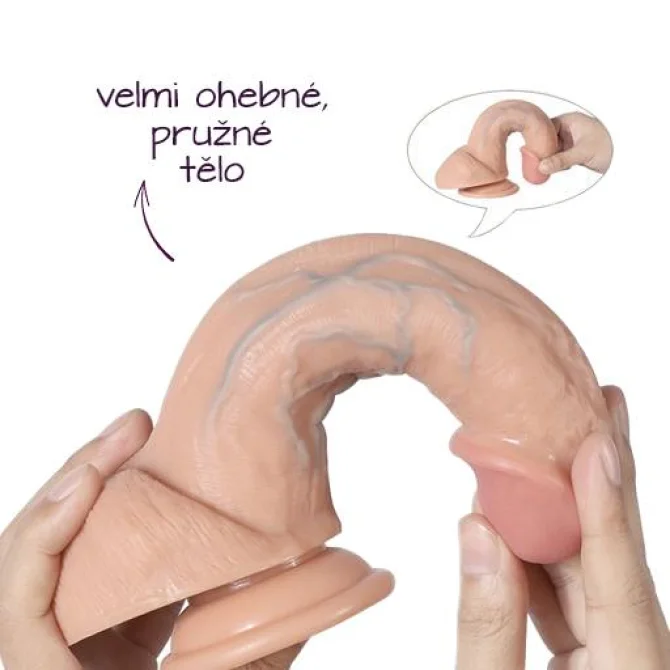 BASIC X Christian realistické dildo s přísavkou tělové