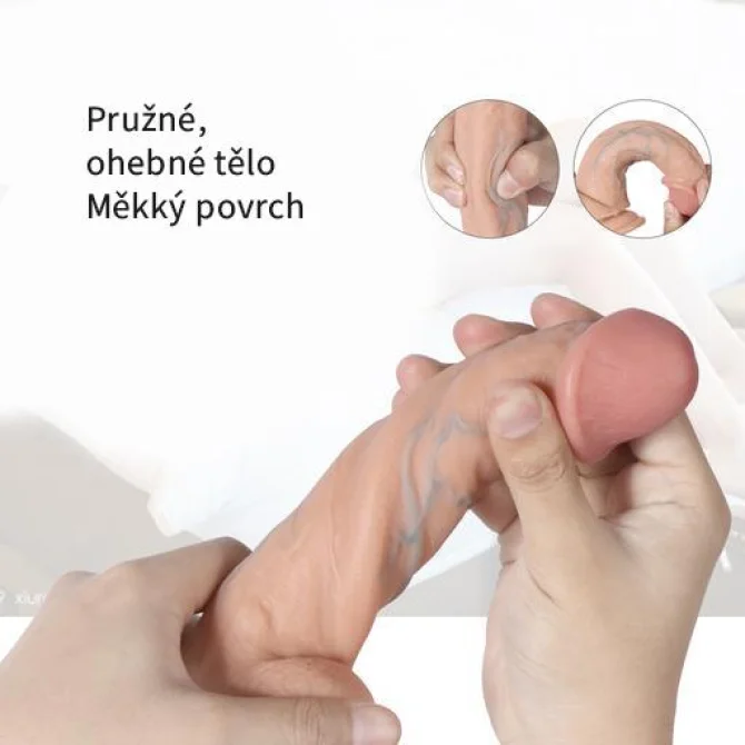 BASIC X Christian realistické dildo s přísavkou tělové