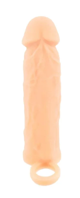 BASIC X Realistický zvětšující návlek na penis S  - tělový