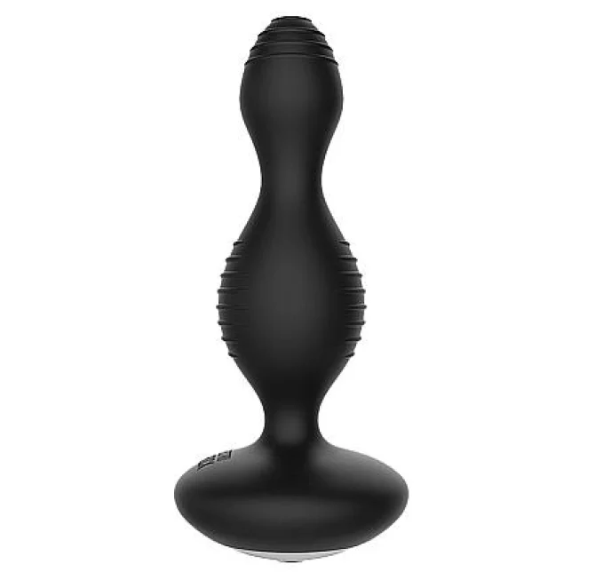 Electroshock vibrační anální kolík - černý