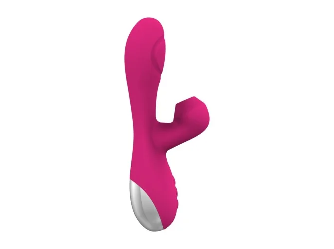 Romant Flap růžový multifunkční rabbit vibrátor pro stimulaci klitorisu a bodu G