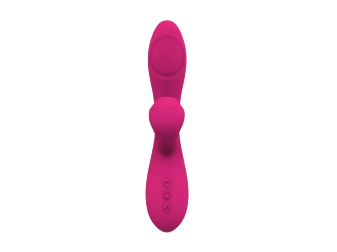 Romant Flap růžový rabbit vibrátor s pulzací, vibracemi a tlakovou stimulací
