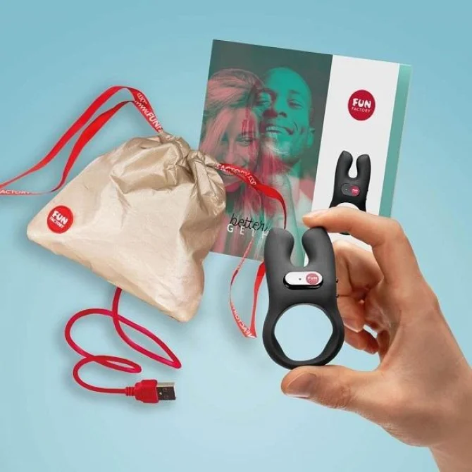 Fun Factory vibrační erekční kroužek NŌS Deep sea blue