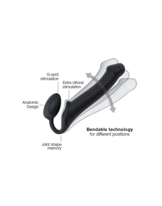 Strap-on-me Dildo S - černé