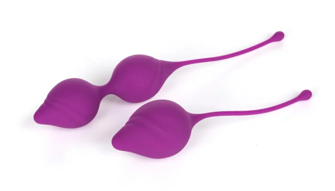 Intimfitness Venušiny kuličky set 2v1 fialový