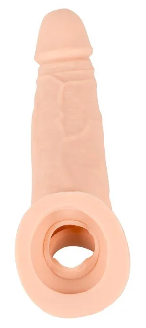 Nature Skin návlek na penis se smyčkou na varlata