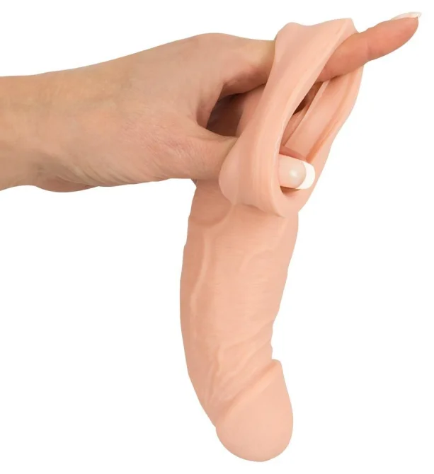 Nature Skin návlek na penis se smyčkou na varlata