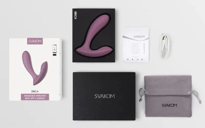 Svakom Erica Vibrátor do kalhotek - růžový