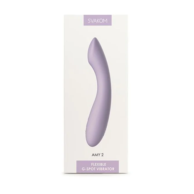 Svakom Amy 2 G-spot vibrátor - světle fialový