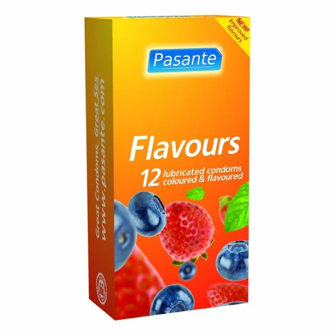 Pasante kondomy Flavours 12 ks