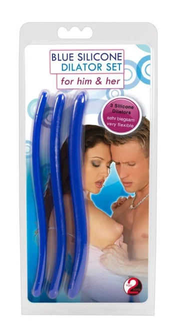 Blue Silicone Dilatátor set 3 ks