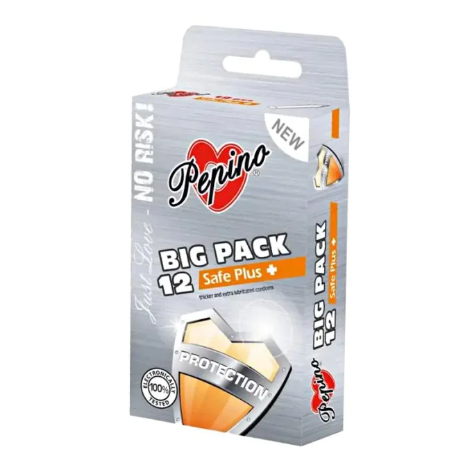 Pepino kondomy Safe Plus 12 ks