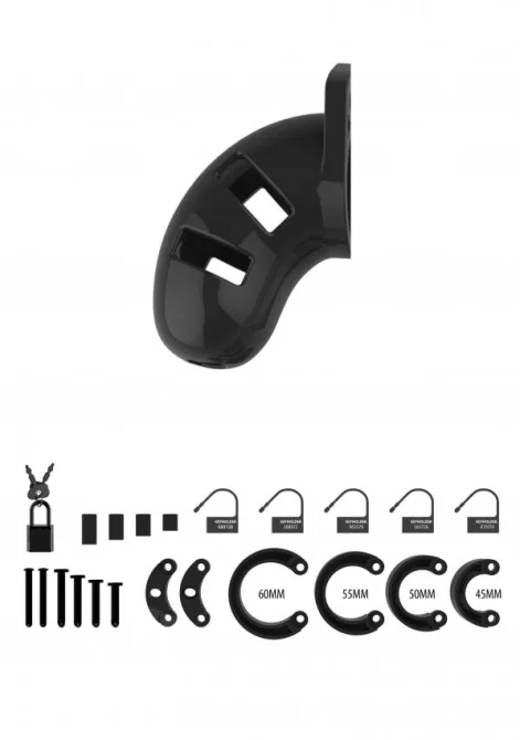 ManCage Model 13 Klec na penis 6 cm - černá