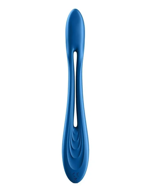 Satisfyer Elastic game Multifunkční párový vibrátor - modrý