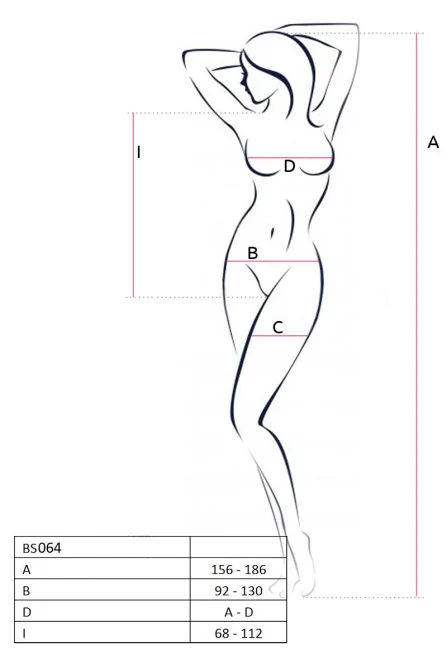 Passion body Laura - černé