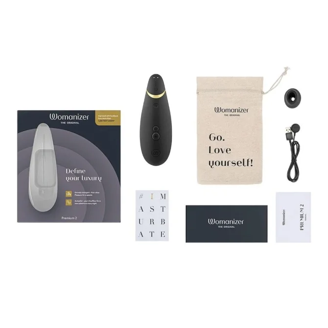 Womanizer Premium 2 stimulátor na klitoris Black