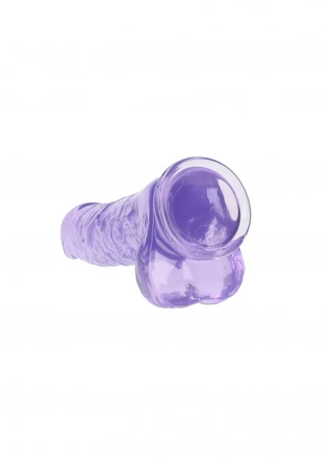 Realrock gelové dildo s přísavkou 28 cm fialové