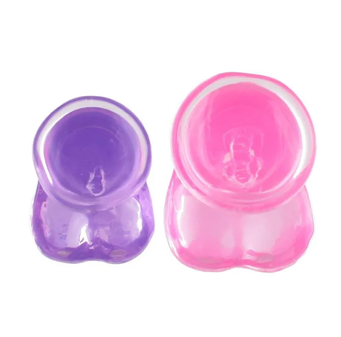 Realrock gelové dildo s přísavkou 28 cm fialové