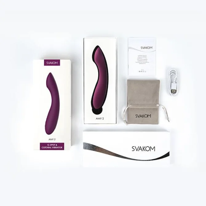 Svakom Amy 2 G-spot vibrátor - fialový