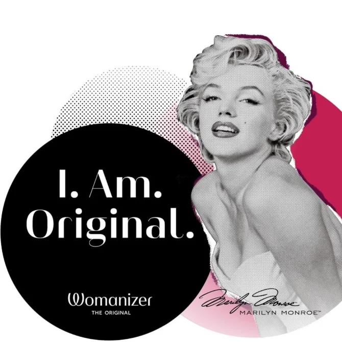 Womanizer Marilyn Monroe stimulátor klitorisu - Black Marble